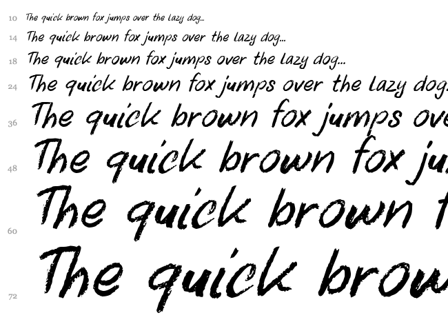 DK Uncle Oscar font waterfall